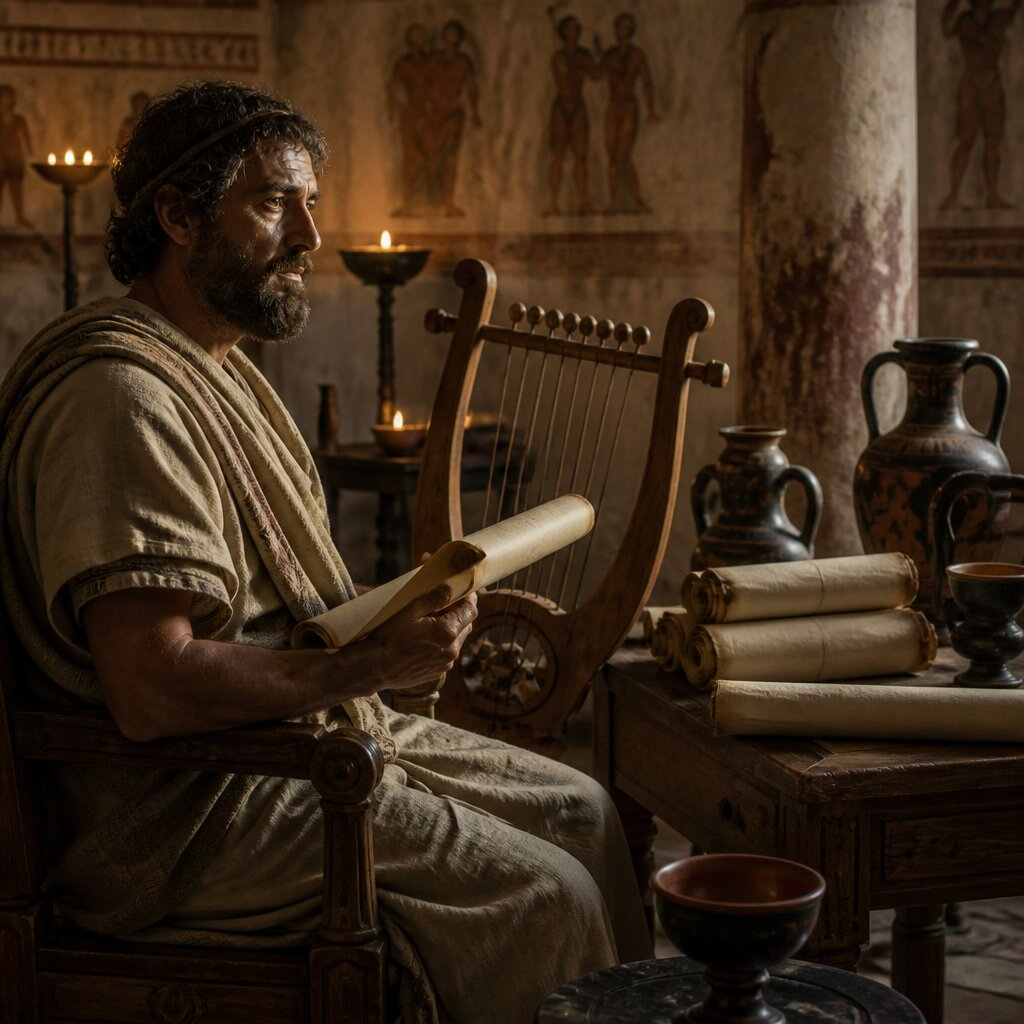 Historical illustration: Recording of the Homeric Epics (*Iliad* and *Odyssey*)
