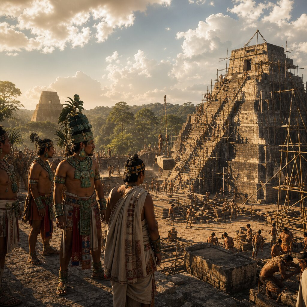 Illustration historique : Fondation de la Dynastie de Tikal