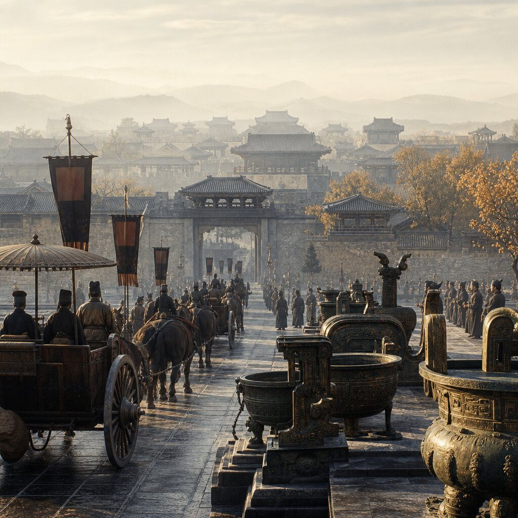 Historical illustration: Capital Shift to Luoyang and Spring and Autumn Period