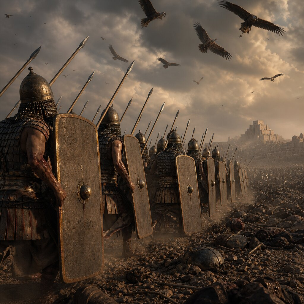 Historical illustration: Battle of Gu-Edin and Stele of the Vultures (Lagash)
